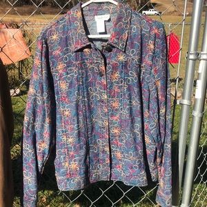Coldwater‎ Creek Ladies Denim style jacket. Size XL